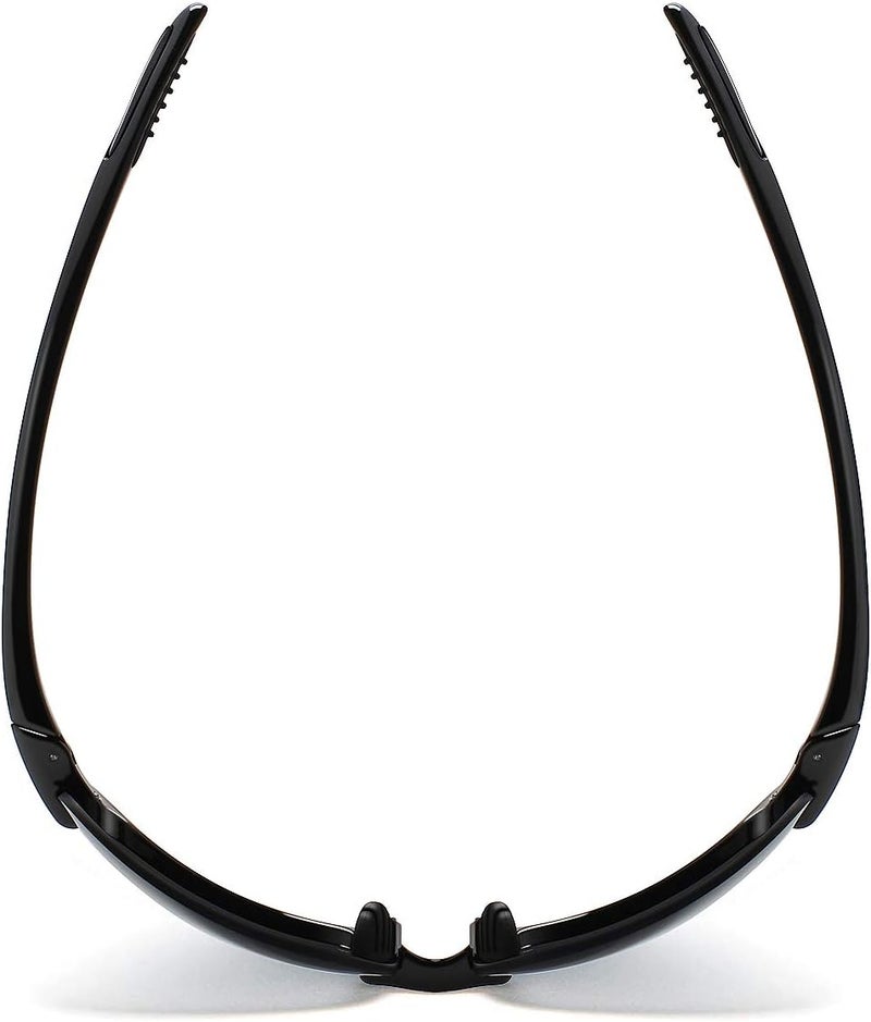JULI Eyewear نظارات JULI الرياضية للرجال والنساء إطار TR90 بدون حواف للجري وصيد الأسماك والبيسبول والقيادة MJ8001 - Image 5