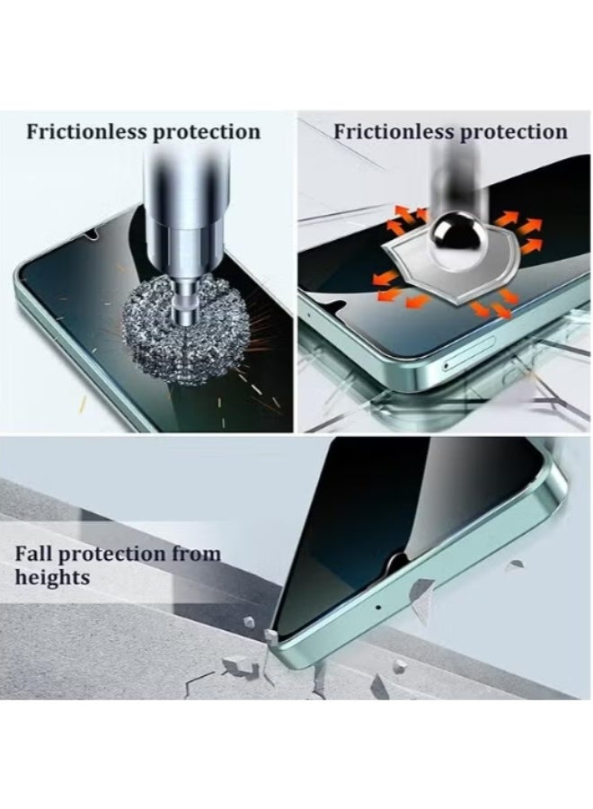2 Pack Privacy Screen Protector for Samsung Galaxy A16 4G/5G,Anti-Spy Tempered Glass,Ultra HD, Anti-Scratch, Bubble-Free, Easy Install 9H Protective Glass - Image 3