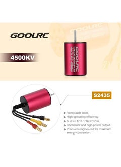GoolRC S2435 4500Kv Brushless Motor S25A Esc With 2.2Kg Metal Gear Servo Upgrade Brushless Combo Set For 1/16 1/18 Rc Car Truck  - Image 5