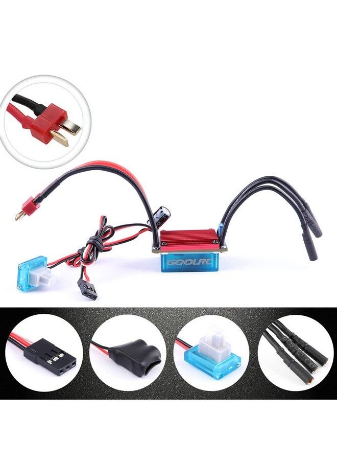 GoolRC S2435 4500Kv Brushless Motor S25A Esc With 2.2Kg Metal Gear Servo Upgrade Brushless Combo Set For 1/16 1/18 Rc Car Truck  - Image 4
