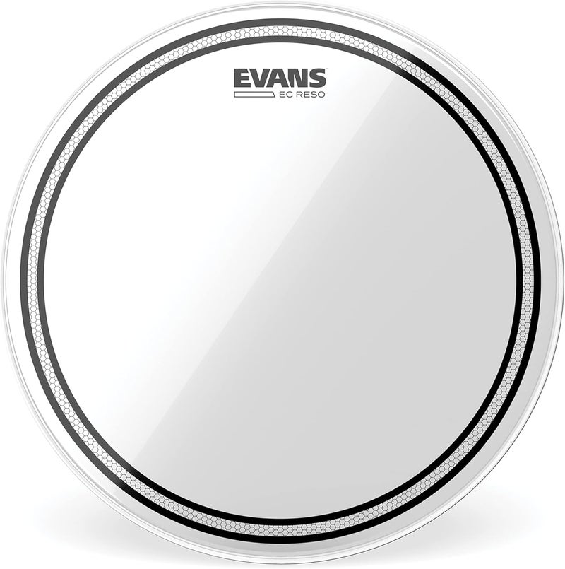EVANS EC2 Clear Resonant Drumhead, 6 Inch - Image 1