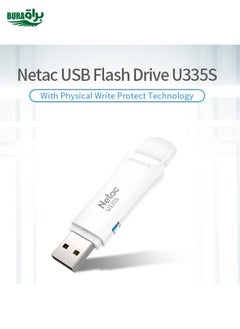BURAQ Netac U335S USB 3.0 High Speed Antivirus Write Protection USB Flash Drives U Disk, Capacity:32GB  - Image 3