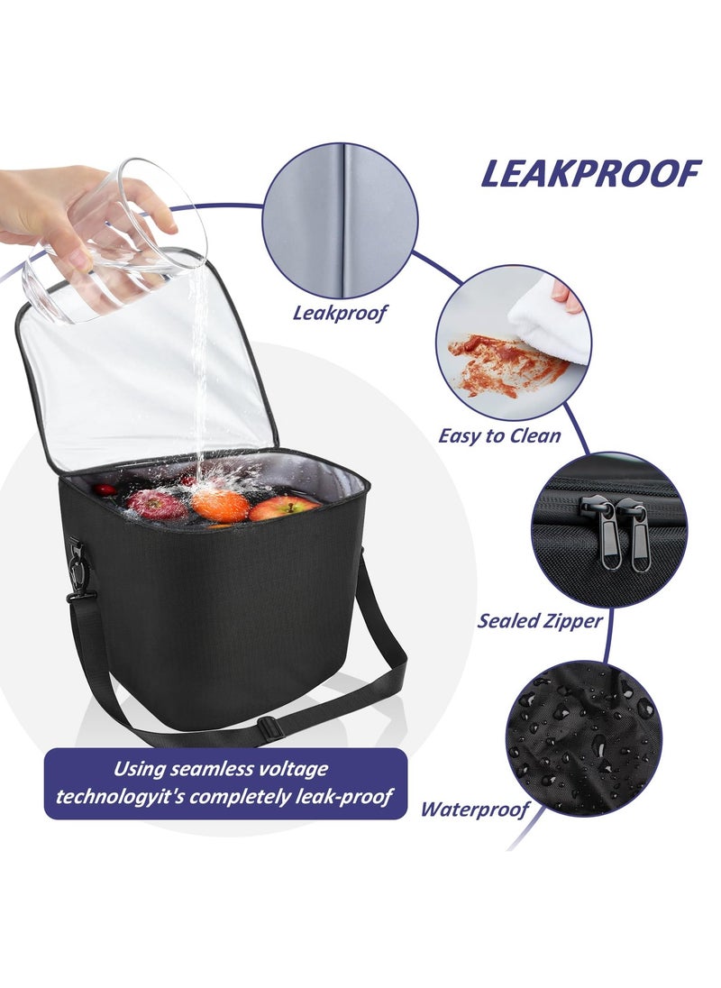 Excefore - Frunk Cooler Organizer for Model Y 2020-2021, Camping Cooler Insulated Bags, Waterproof Two Bags Front Trunk Storage Organizers for Tesla Model Y Interior Accessories (Model Y) - Image 1