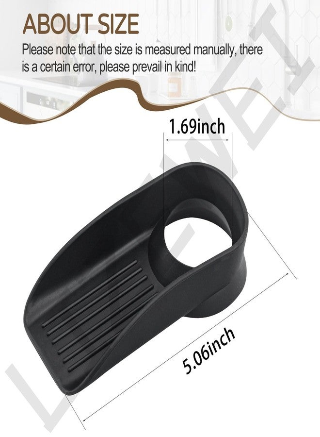 LIZEWEI 2 Pcs Dishwasher Air Gap Cover Water Ramp Silicone Splash Guard, 4° Overflow Spout Extender Universal Accessory for Dishwasher, Universal Replacement Dishwasher Air Gap - Image 2