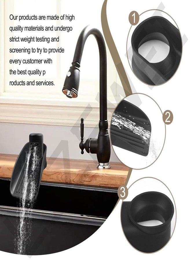 LIZEWEI 2 Pcs Dishwasher Air Gap Cover Water Ramp Silicone Splash Guard, 4° Overflow Spout Extender Universal Accessory for Dishwasher, Universal Replacement Dishwasher Air Gap - Image 5