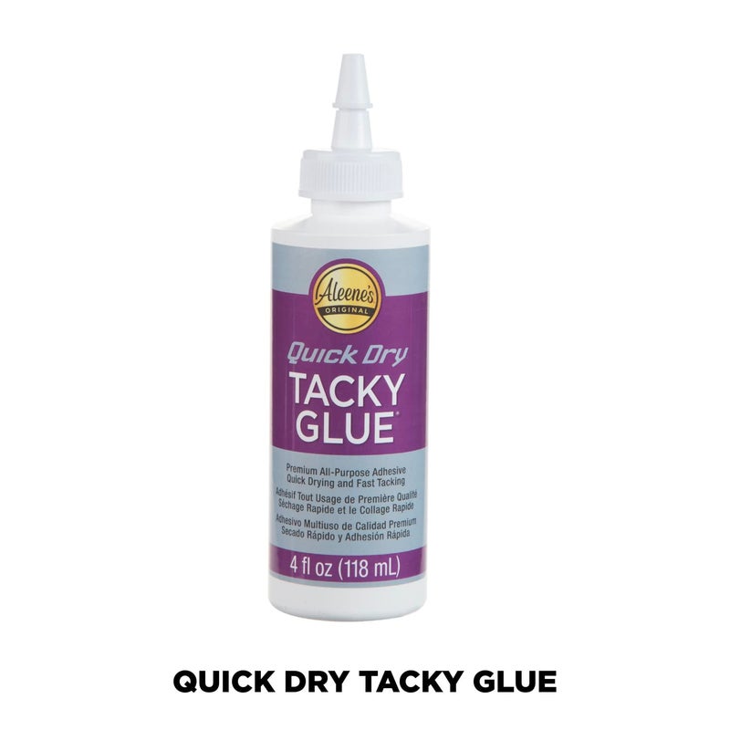 Aleene's Quick Dry Tacky Glue, Premium All-Purpose Adjesove, Quick Drying and Fast Tacking, 4 fl oz 3-Pack - Image 2