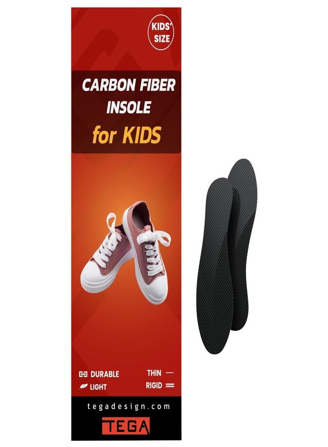 TEGA Kids' Carbon Fiber Insoles for Idiopathic Toe Walking - 1 Pair - Rigid Shoe Inserts to Correct Tiptoe Walking - Toddlers and Big Kids Insert (Little Kid 13) - Image 1