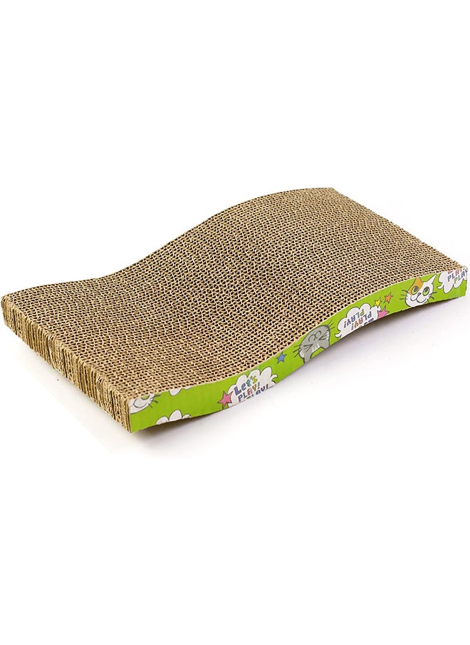 SKY-TOUCH SKY-TOUCH Pet Cat Scratch Board Cardboard Cat Scratcher, Cat Scratching Pad Cat Grinding Claw Interactive Ball Scratch Toy  - Image 1