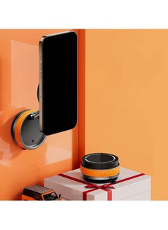 XIPH 360° Rotatable 270° Foldable Vacuum Suction Cup Magnetic Steel Phone Holder for Cars  - Image 3