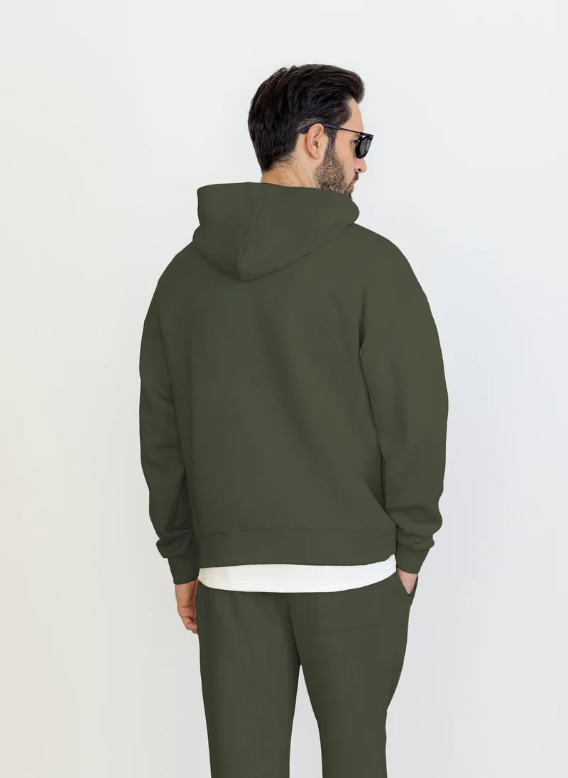 SHAPES COMFORT MIDWEIGHT PRINTED HOODIE