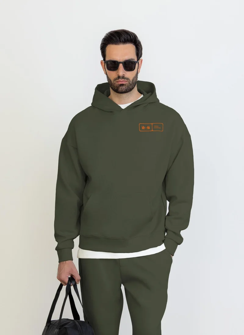 COMFORT MIDWEIGHT PRINTED HOODIE