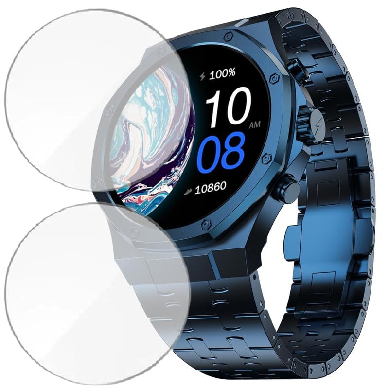 HELLOSCREEN 2-Pack| Screen Protector/Guard for Fire-Boltt Royale 1.43” Smartwatch -Not A Tempered Glass - Image 1