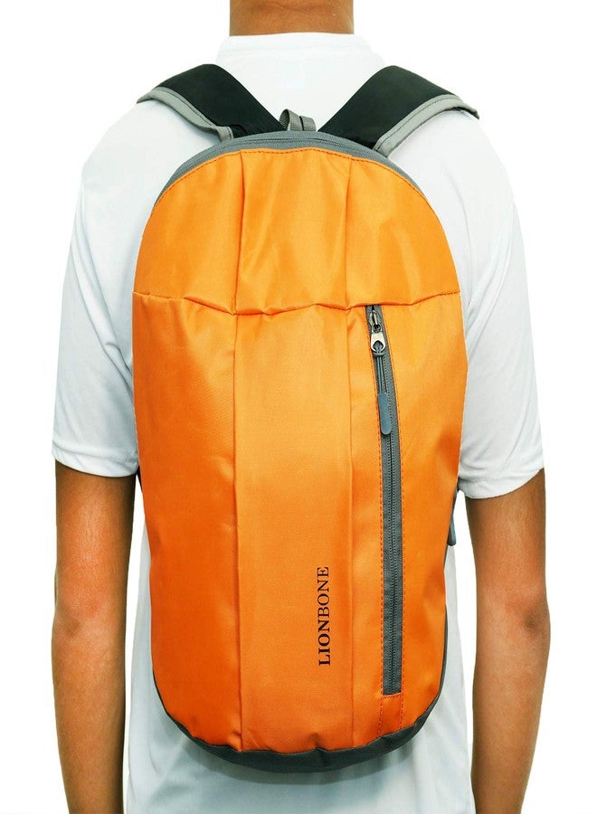 LIONBONE حقيبة ظهر كاجوال بوليستر 15 لتر من لايون بون، Hb-Lb-0022، برتقالي - Image 5