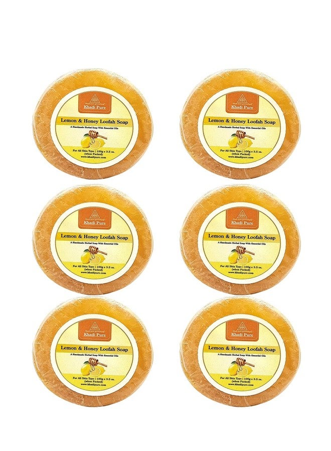 كادي صابون ليفة خادي بالليمون والعسل النقي، 100 غرام (عبوة من 6 قطع)، 100 غرام (عبوة من 6 قطع) - Image 2