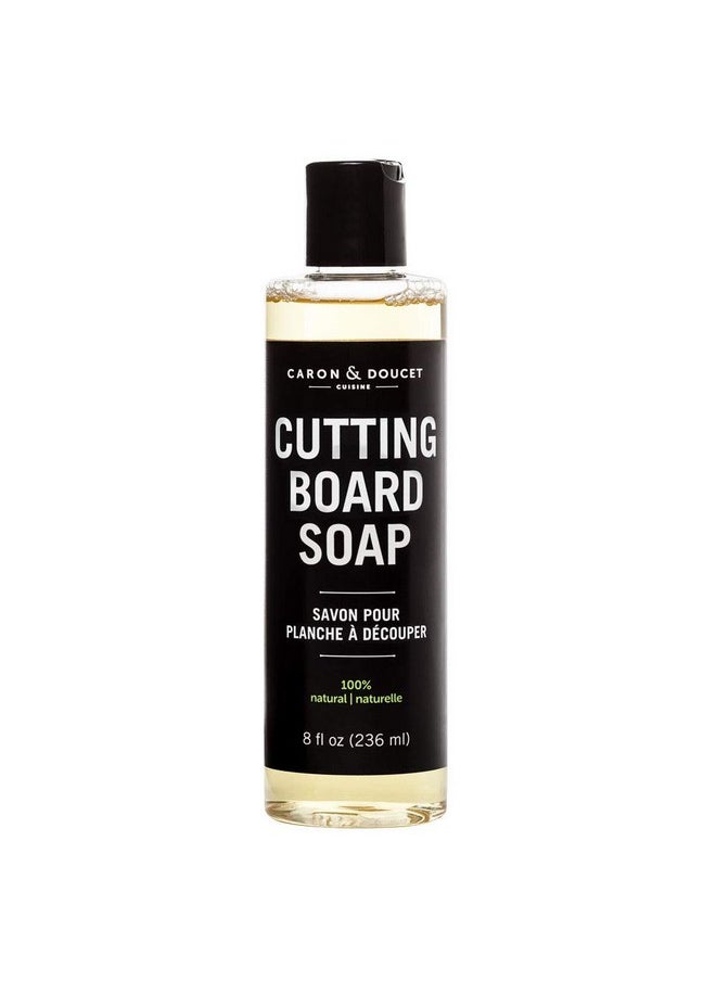Caron & Doucet CARON & DOUCET - Cutting Board & Butcher Block Cleaning Soap | 100% Plant-Based Soap | All-Natural Lightly Scented Rosemary & Lemongrass Essential Oils (8 oz)  - Image 1