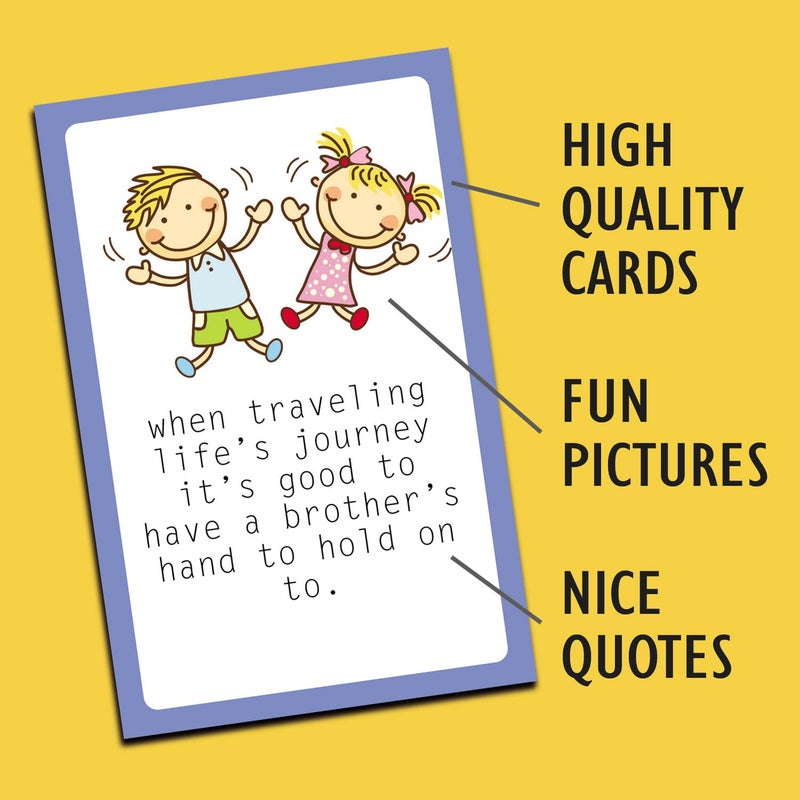 exciting Lives أفضل بطاقات هدايا للأخ - هدية لراکشابندھان، عيد ميلاد راخي، شكرًا، حب للأخ، باي، برو (متعدد الألوان) - Image 3