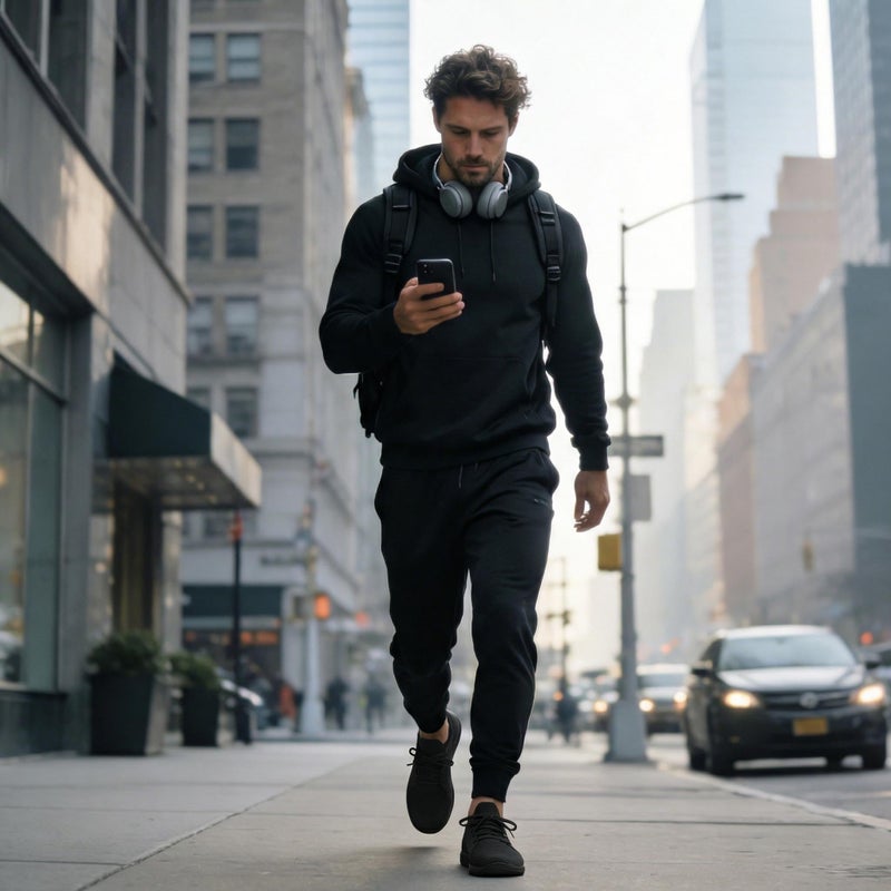relxfeet أحذية ريلكسفيت للرجال بدون كعب أحذية تدريب متقاطع خفيفة الوزن للمشي ذات أصابع واسعة نعل مسطح أحذية جري على الطرق السوداء 10.5 - Image 2