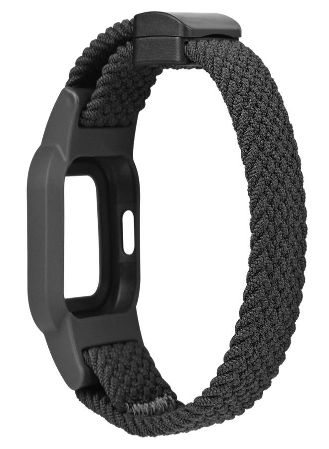 C2D JOY Nylon Braided Strap Compatible with Garmin Vivofit Jr. 3 Bands Watch Sport Clasp Wristband - Starlight Pink - Image 3