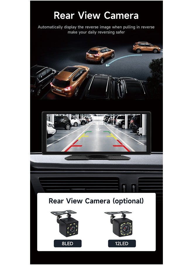 Generic - 10.26-Inch CarPlay Smart Screen Portable MP5 Player， 2.5D HD IPS touch screen without reversing camera - Image 1
