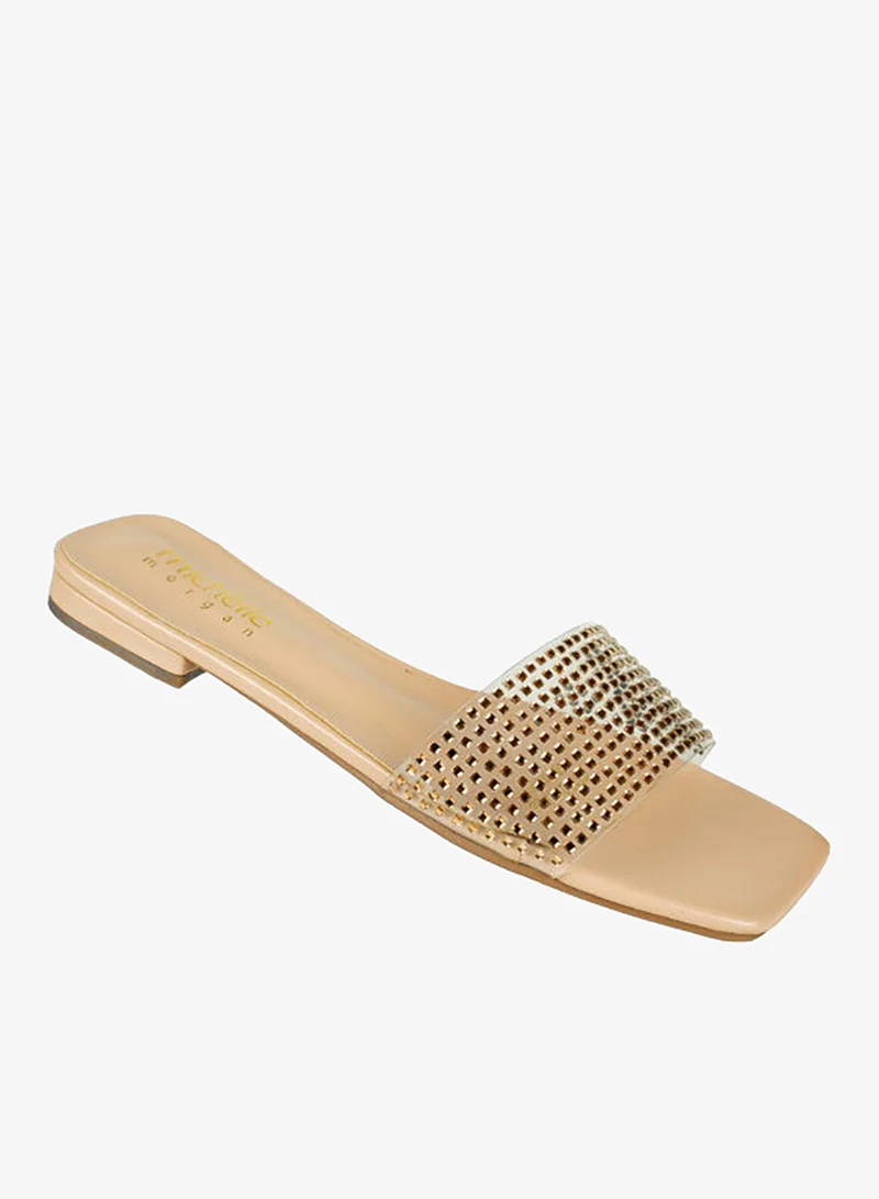 Michelle Morgan 092-2687 Michelle Morgan Ladies Sliders 213RJ361 Gold