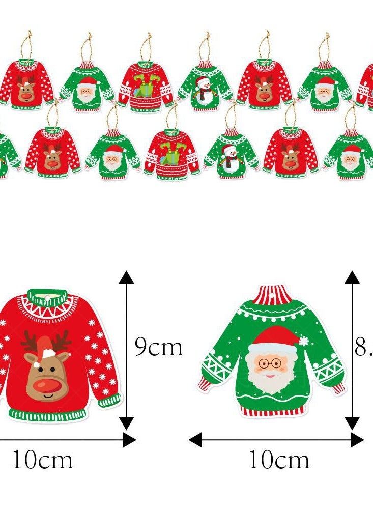 New Christmas Decoration Ugly Sweater Hanging Pendant Christmas Tree Decoration Decoration Decoration Hanging Tag - Image 2