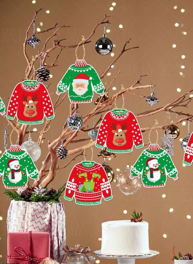 New Christmas Decoration Ugly Sweater Hanging Pendant Christmas Tree Decoration Decoration Decoration Hanging Tag - Image 3