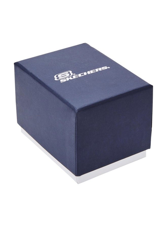 SKECHERS Women's Redondo Quartz Metal and Silicone Analog Sports Watch, Navy, Analog Watch - Image 4