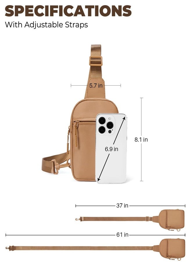 CHOLISS حقيبة كتف صغيرة من تشوليس للنساء والرجال، حقائب كروسبودي عصرية، حقائب خصر مع حزام قابل للتمديد - Image 5
