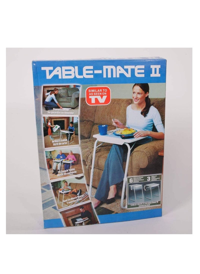 Other Manufacturer - Folding Table Mate Portable TV Tray Laptop Desk Adjustable Multi Function For Sofa Couch Bed Reading Working Eating - Image 1