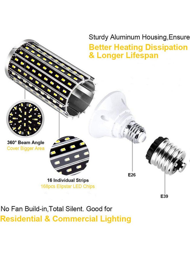 Loquat LED Corn Light Bulb Black  White 29.00 x 8.00 x 10.00centimeter - Image 3