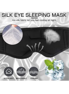 RATSAW Bluetooth Sleep Mask for Side Sleeper, 100% Blackout 10+ Hours Long Battery Life Eye Covers for Sleeping,Breathable Sleep Headphones Built-in Comfortable HD Speakers Sleep Aids for Adults  - Image 4