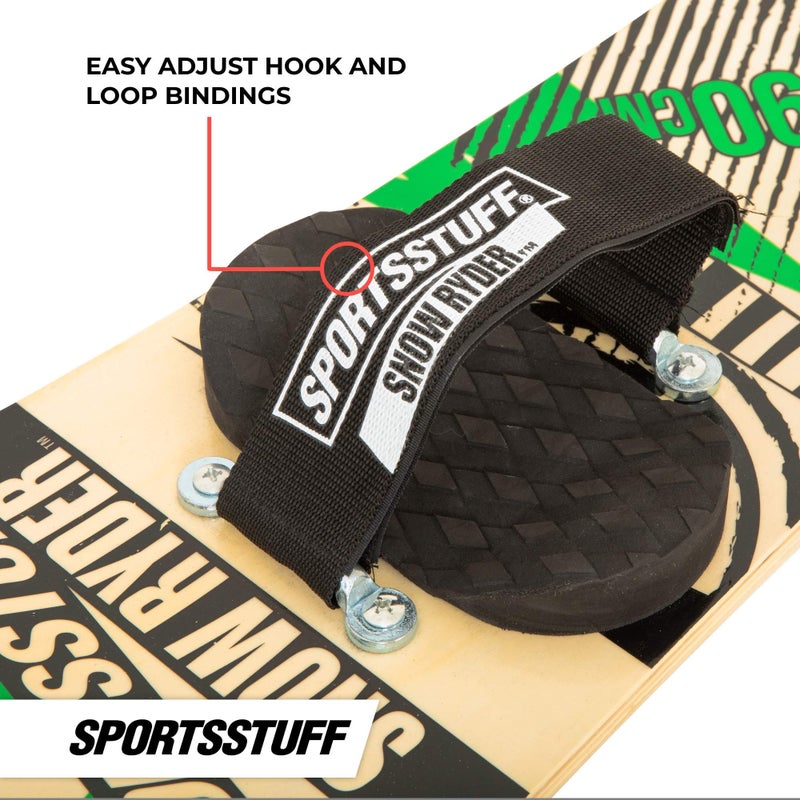 Sportsstuff Snow Ryder, Hardwood Snowboard, perfect for Beginners and Backyard Fun - Image 4