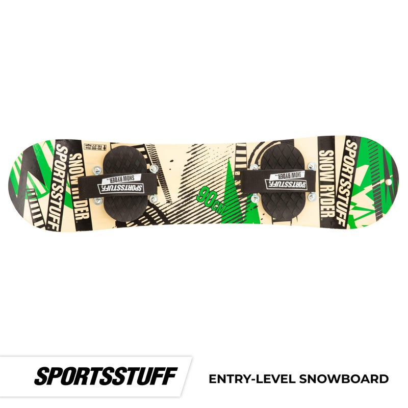 Sportsstuff Snow Ryder, Hardwood Snowboard, perfect for Beginners and Backyard Fun - Image 2