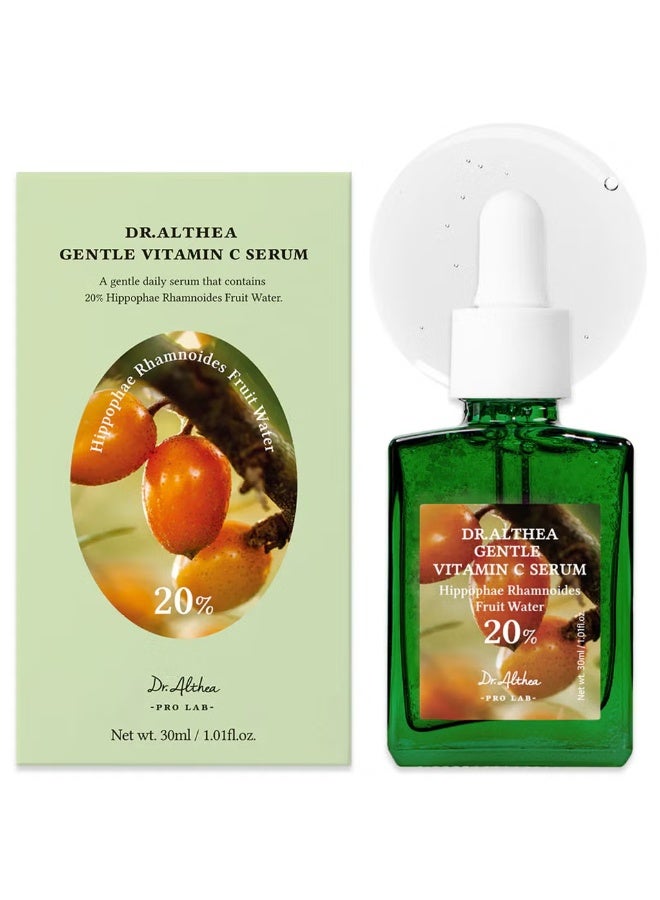 د. ألثيا Gentle Vitamin C Serum With 20 Hippophae Rhamnoides Fruit Water 30 مل