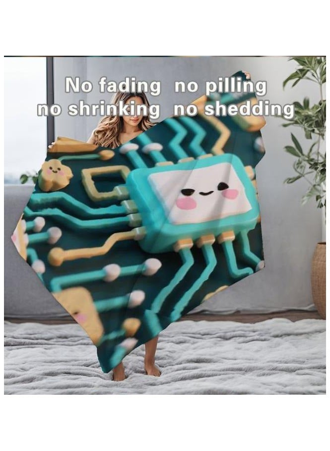 general Flannel thin blanket (warm and comfortable, suitable for sleep, gaming, dust removal and sandproof) 150cm*200cm - 48 - Image 5