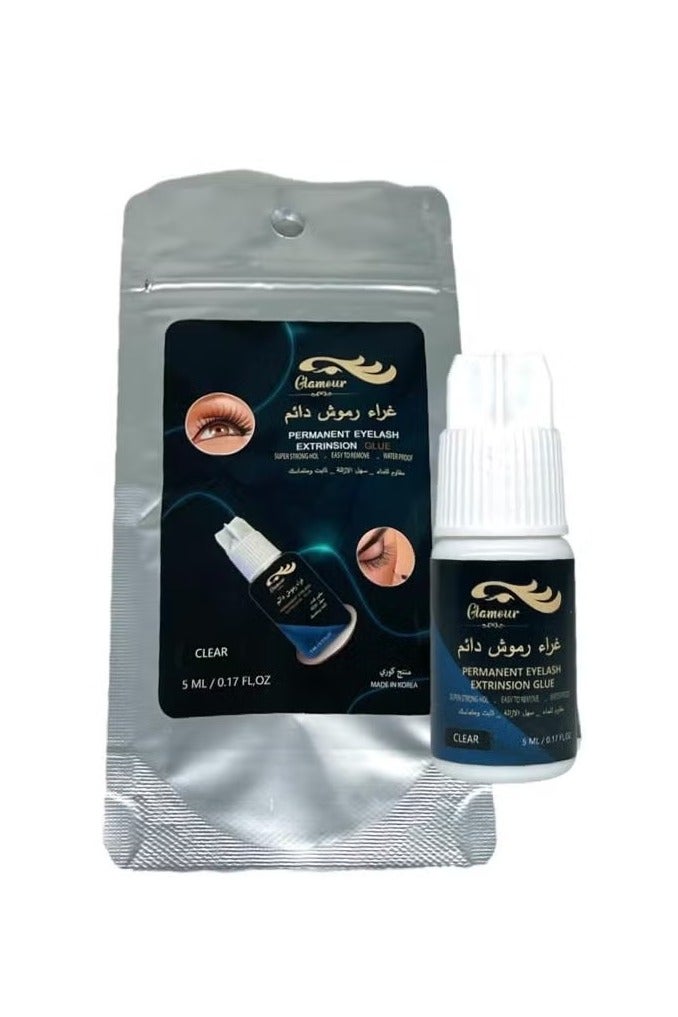 GLAMOUR Waterproof Permanent Eyelash Glue 5ml - Image 2