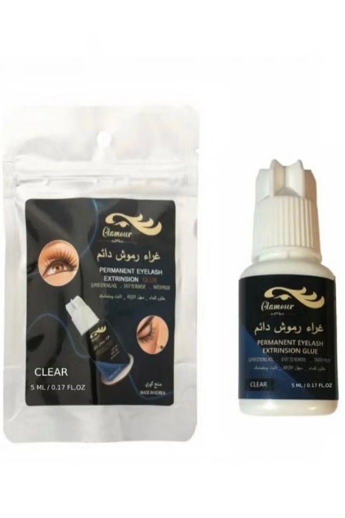GLAMOUR Waterproof Permanent Eyelash Glue 5ml - Image 3