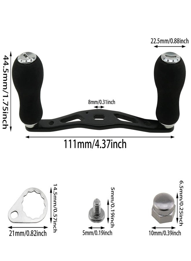 Heyous Fishing Reel Handle Grip, Baitcasting Trolling Reel Handle, Right Hand, Black - Image 3