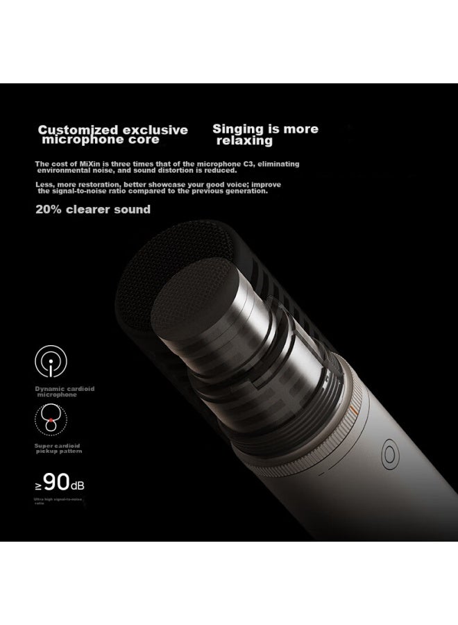 Xgimi Smart Wireless Microphone Pro (dual Version) One-button Power-on, Voice-activated Song Selection And Change, Customized Microphone, 6 Sound Effects