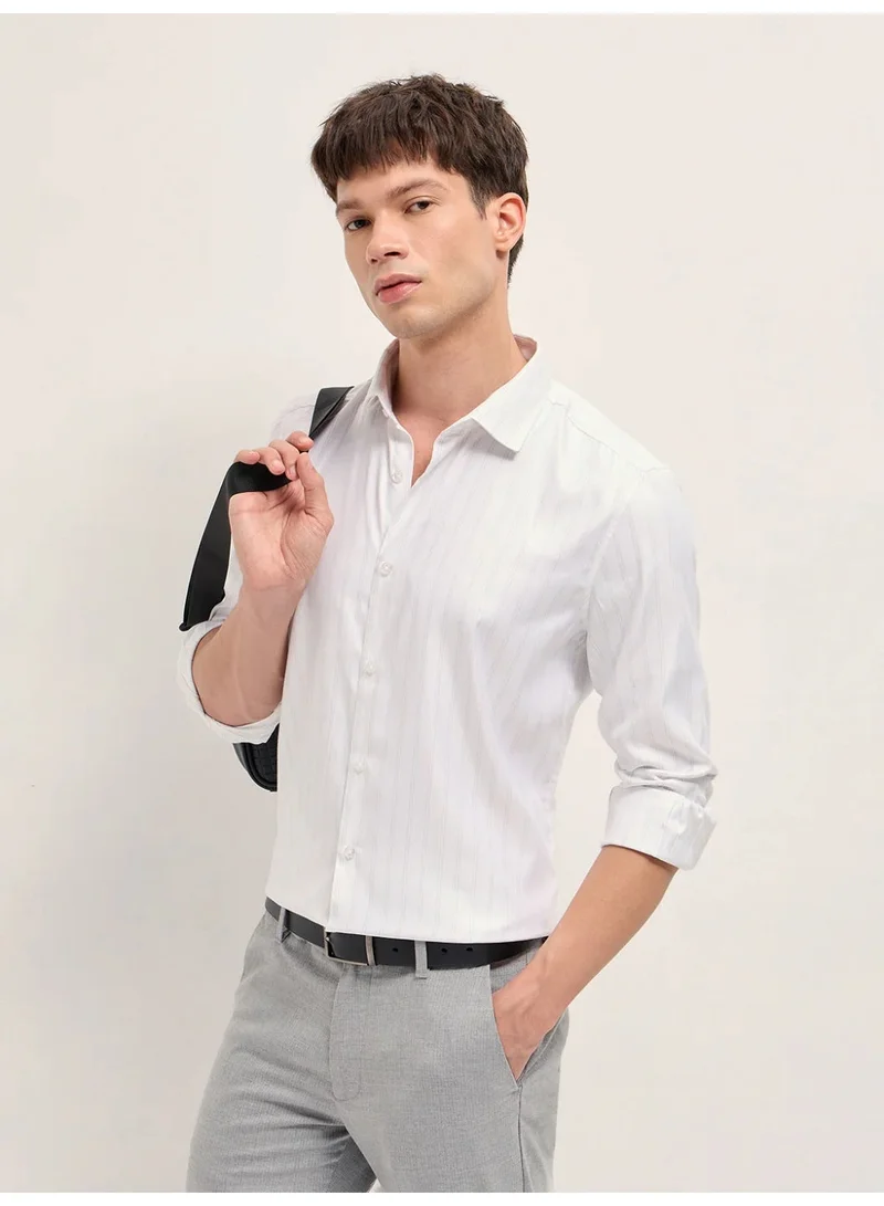 THE BEAR HOUSE Men’s Long Sleeve Shirt – Classic, Comfortable and Stylish Essential for Work, Travel or Casual Outings