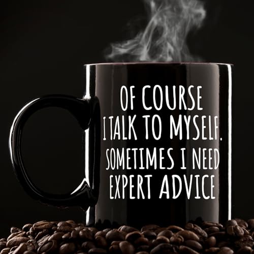 Fatbaby Funny Coffee Mug Gifts For Coworkers Friends,Birthday Christmas Thanksgiving Gag Gifts For Women Men,Of Course Office Sarcastic Tea Cup 11 OZ - Image 2