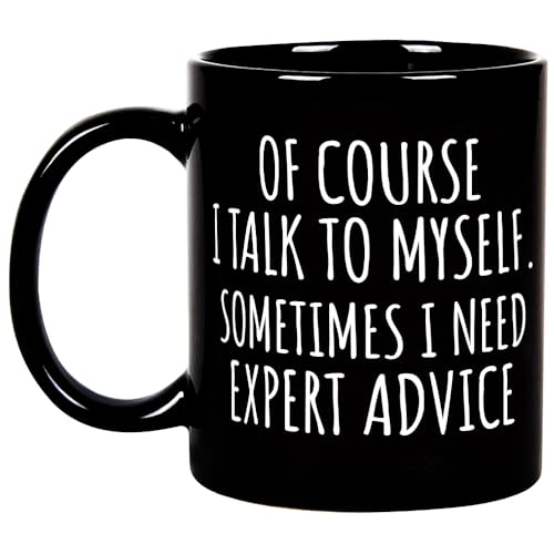 Fatbaby Funny Coffee Mug Gifts For Coworkers Friends,Birthday Christmas Thanksgiving Gag Gifts For Women Men,Of Course Office Sarcastic Tea Cup 11 OZ - Image 1
