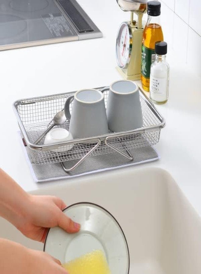 Omdhanu The Sink Stainless Steel Oval Colander with Fine Mesh 6 Quart Strainer Basket & Expandable Handles - Strain, Drain, Rinse Fruits, Vegetables (1pcs) - Image 3