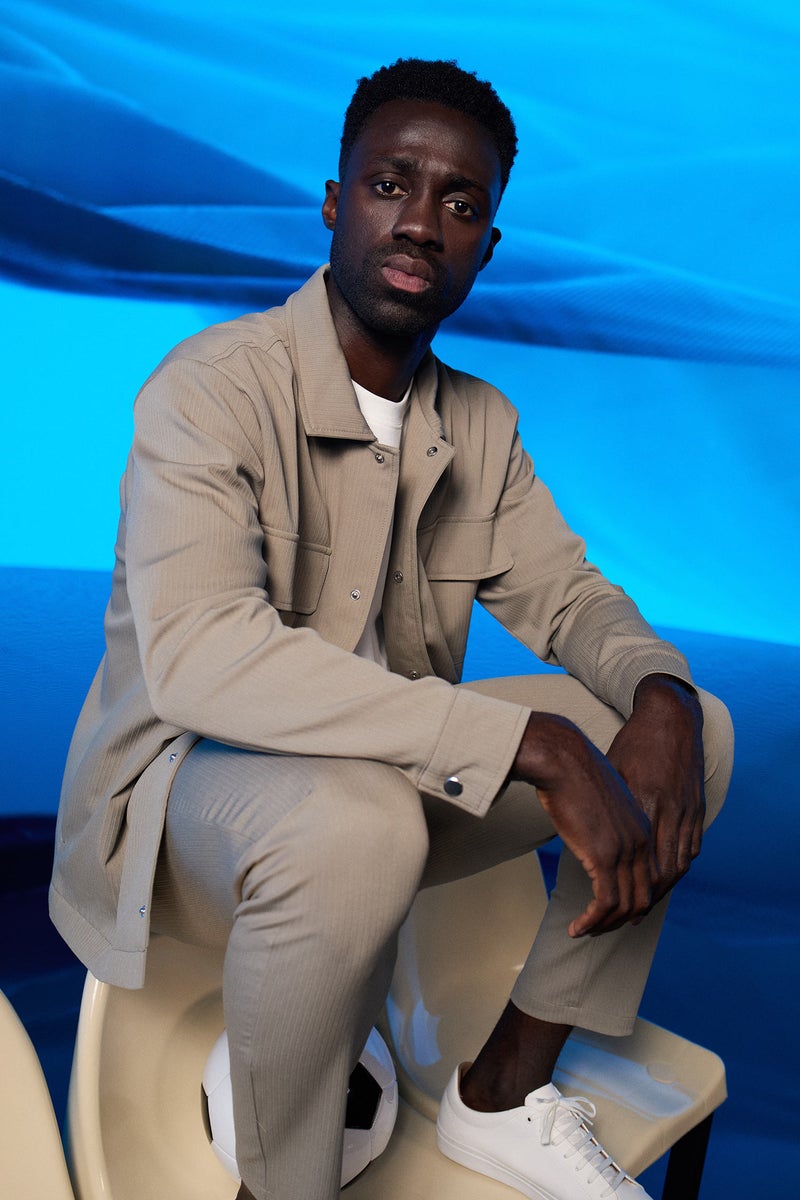 DeFacto Man Relax Fit Polo Neck Shirt Jacket  - Image 1