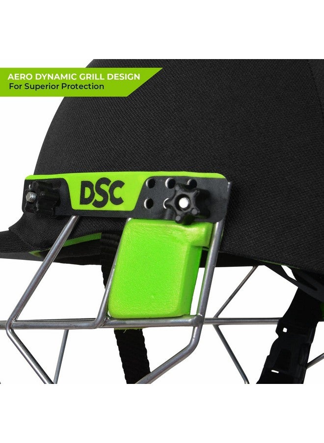 دي أس سي خوذة الكريكيت DSC Edge PRO للرجال، اللون - أسود، المقاس - متوسط - Image 5