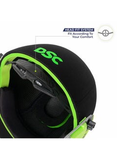 DSC Edge Pro Cricket Helmet For Mens, Colour - Black, Size - Medium  - Image 4