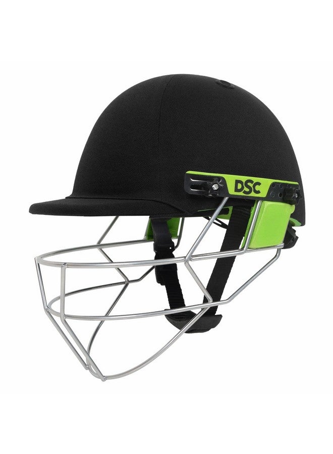 دي أس سي خوذة الكريكيت DSC Edge PRO للرجال، اللون - أسود، المقاس - متوسط - Image 1