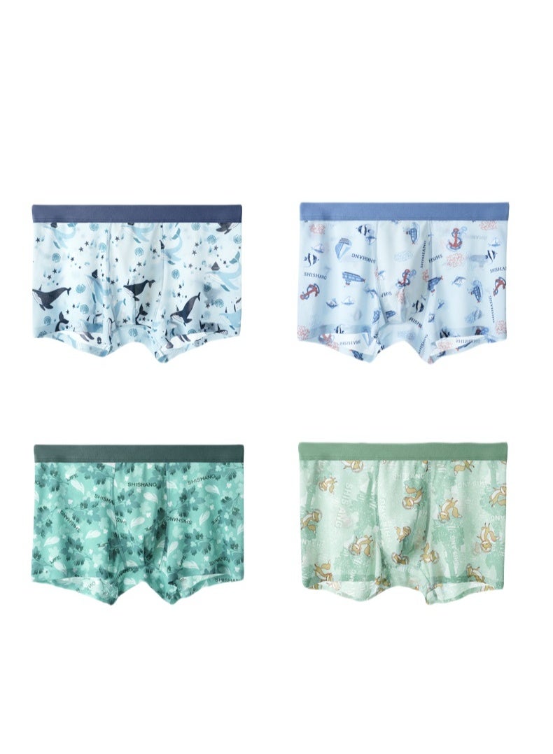 KUYING New Comfortable Skin friendly Breathable Underwear Set of 4  - Image 1