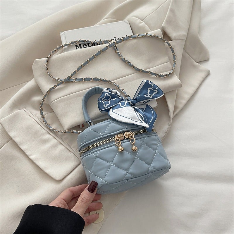 Trendy Mini Crossbody Bag for Women - 2026 Spring Collection with Gold Ball Detail