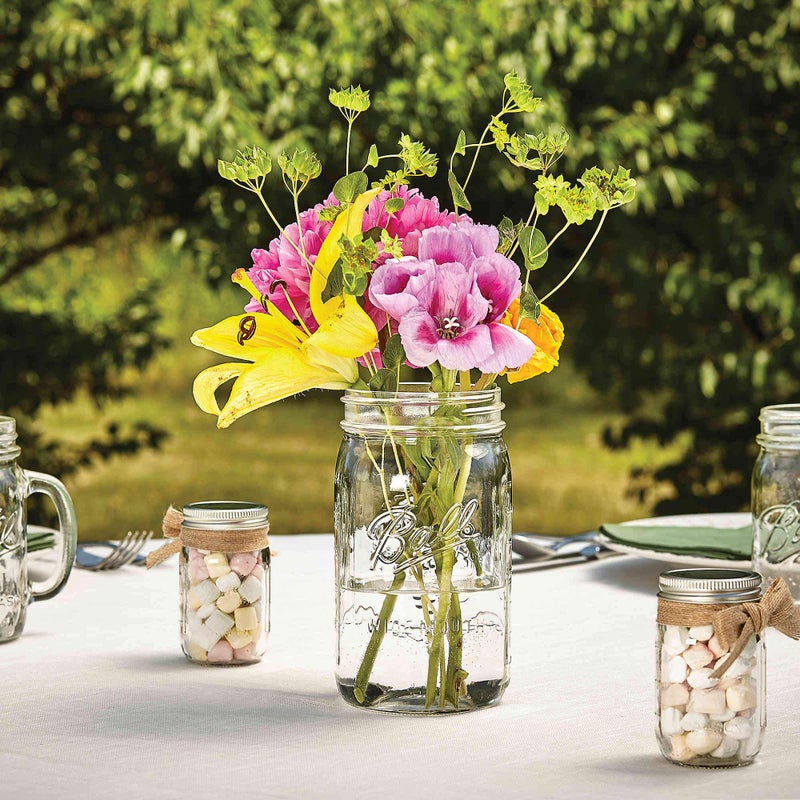 Ball Ball Quart (32oz) Jar with Silver Lid, Wide Mouth, Set of 2  - Image 3